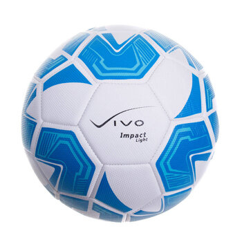 Piłka nożna Vivo Impact Light blue-white roz.5