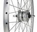 Koło przednie 26" obręcz stożek Arriv srebrna ,piasta Shimano z prądnicą 3 W
