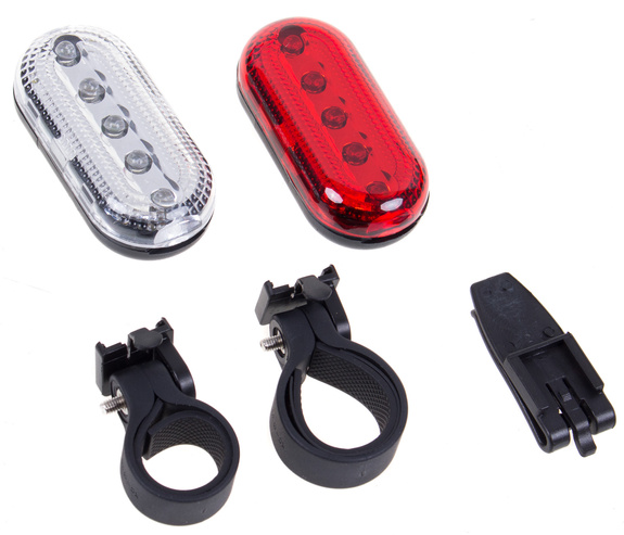 Zestaw lamp przód Verso 5-diod,3-funkcje + tył 5-diod,3-funkcje