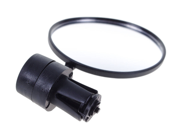 Lusterko rowerowe HL-M02 118mm czarne mocowane wewnątrz kierownicy