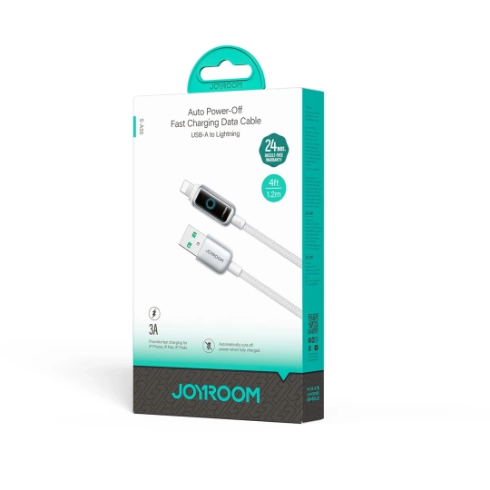 Kabel Joyroom S-A55 StarFlight 3A USB-A - Lightning 1,2m - biały