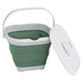 Wiadro Outwell Collaps Bucket Square w/lid - shadow green