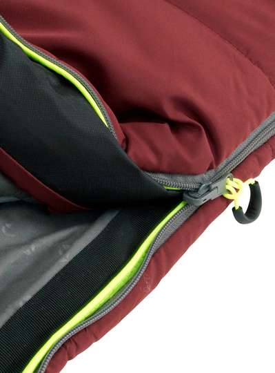 Śpiwór dla dziecka Outwell Contour Junior (140 cm) - red/grey