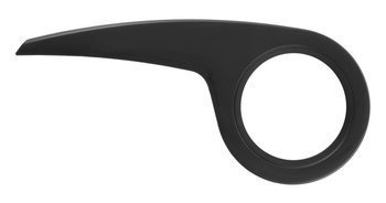 Osłona łańcucha Michał do korby 48 zębów czarna+ uchwyt