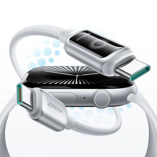 Kabel Joyroom S-A55 StarFlight 100W USB-C - USB-C 1,2m - biały