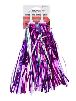 Serpentynki na kierownicę fioletowe - para