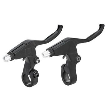 Dzwignie hamulca V-brake 3 palce aluminiowe para czarne