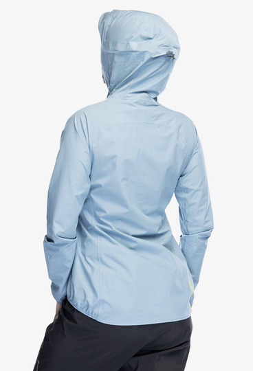 Kurtka do biegania damska Inov-8 Stormshell FZ V2 - blue grey