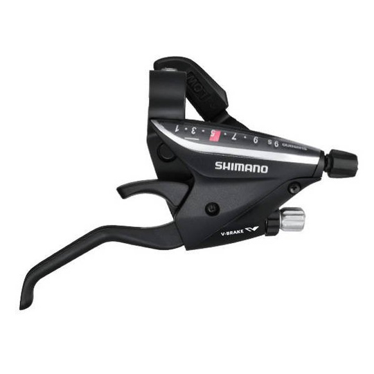 Dzwignia przerzutki-hamulca Shimano STEF 65 prawa 8-rzędowa czarna STEF652RV8AL