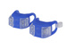Zestaw lamp XC Light 1000F silikonowe, 2-Led,3 funkcje, niebieskie