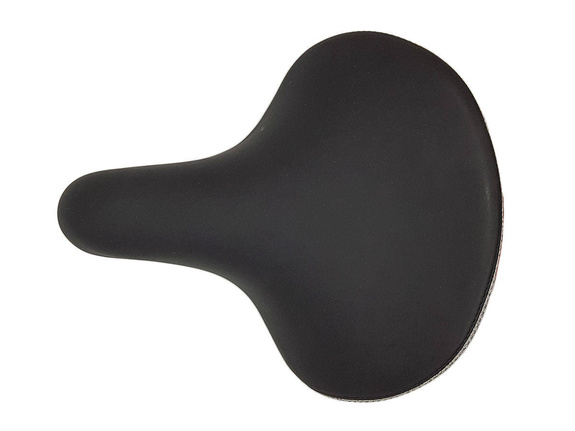 Siodło City Selle Mio SM-1000 H-E czarne, tył szary z jarzemkiem 