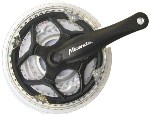 Mechanizm korbowy Miranda BETA 3 48-38-28Z x 170 mm aluminiowy czarny