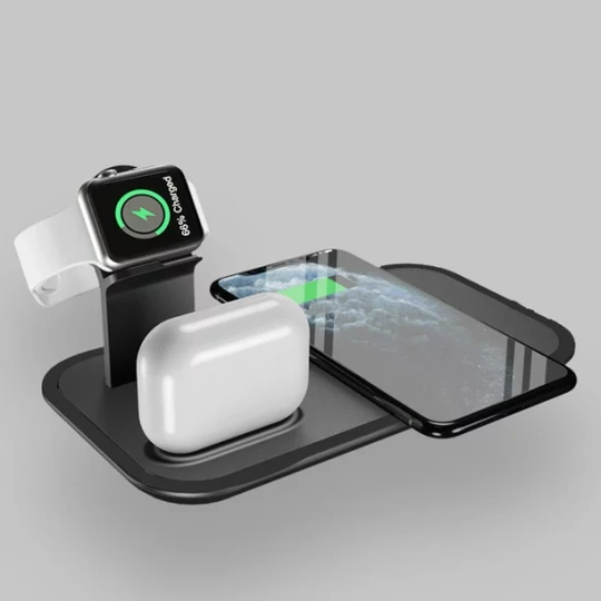 Stacja ładująca Qi 3w1 - Ładowarka indukcyjna do Apple