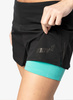 Spodenki damskie Inov-8 TrailFly Ultra 3 2in1 Short - bk/teal