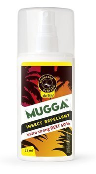 Spray na komary i kleszcze Mugga Extra Strong 50% DEET - 75 ml