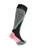 Damskie skarpety narciarskie Bridgedale Ski Mid+ Merino P Pattern - blk/crl