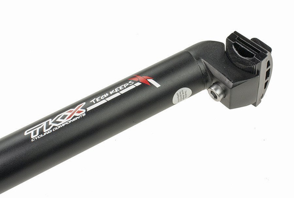 Wspornik siodła TKX FK-180 31.6x400mm czarny
