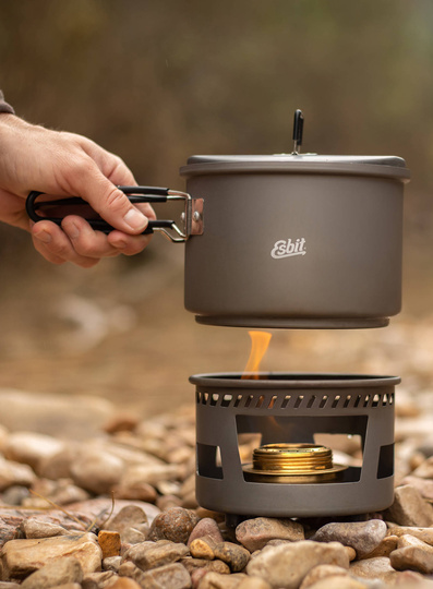 Zestaw turystyczny Esbit Solid Fuel Cookset 1500