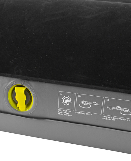 Materac dmuchany Outwell Classic w/pillow & Pump Double - black/grey