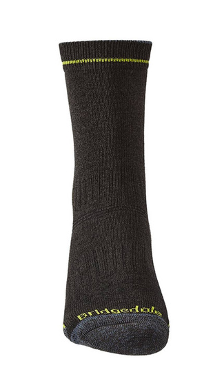 Skarpety trekkingowe Bridgedale Hike Lt T2 Coolmax P Boot - black/lime