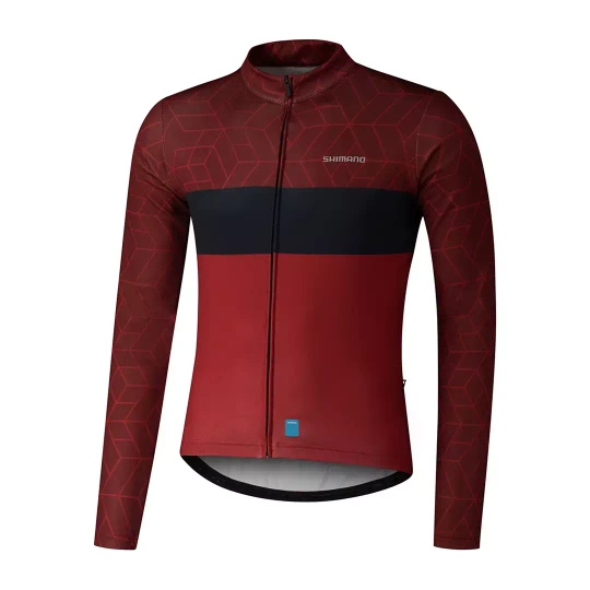 Koszulka Shimano Element L.S Jersey red