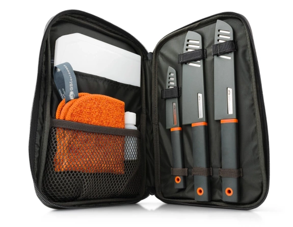 Zestaw noży do krojenia z deską GSI Santoku Knife Set