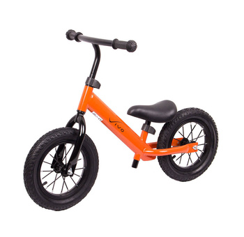 Rowerek biegowy Vivo V5026 12" pompowane koła orange-black