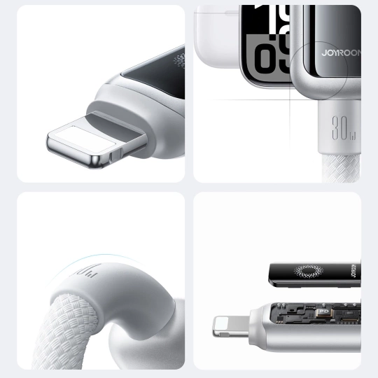 Kabel Joyroom S-A55 StarFlight 30W USB-C - Lightning 1,2m - biały