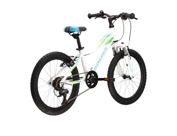 Rower Kross LEA MINI 2,0 20" biały-niebieski-zielony połysk