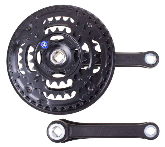 Mechanizm korbowy Amar FORCE 1 22-32-42T 150mm czarny z osłoną