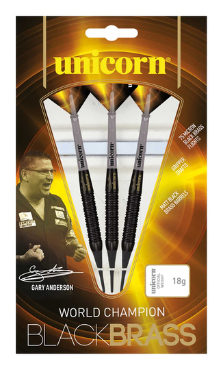 Rzutki Unicorn Black Brass Gary Anderson 17g Soft Tip 23663