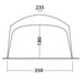 Namiot rodzinny Outwell Event Lounge L - black/grey