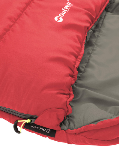 Śpiwór dla dzieci Outwell Campion Junior (140 cm) - red