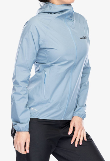 Kurtka do biegania damska Inov-8 Stormshell FZ V2 - blue grey