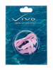 Zatyczki do uszu+pasek Vivo silikon-PVC B-2006 różowe