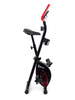 Rower treningowy stacjonarny składany Sportia NS-652-VK1 czarno-czerwony