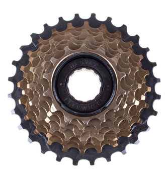 Wolnobieg 7-rzędów 14-28T index brązowo-czarny