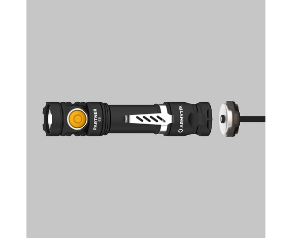 Armytek Partner C2 Magnet USB Warm, latarka akumulatorowa, 1020 lm
