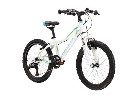 Rower Kross LEA MINI 2,0 20" biały-niebieski-zielony połysk
