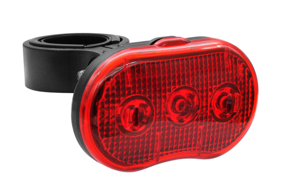Zestaw lamp ostrzegawczych Verso przód+tył 3 LED baterie 2xAAA
