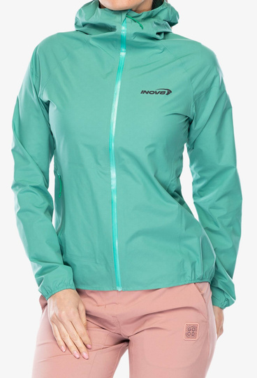 Kurtka damska do biegania Inov-8 Stormshell FZ V2 - aqua