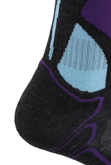 Skarpety narciarskie Bridgedale Ski Midweight Merino P - graph./purple