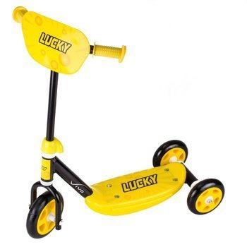 Hulajnoga Vivo 3-kołowa 140-125mm czarno-żółta
