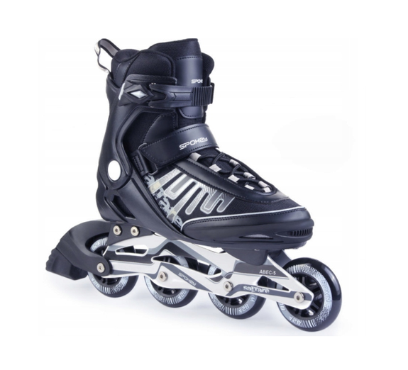 Spokey Rolki męskie Fitness Saltare czarne r. 42