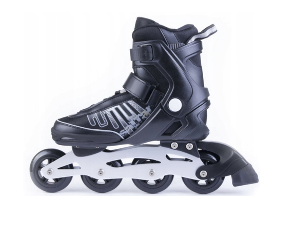 Spokey Rolki męskie Fitness Saltare czarne r. 42