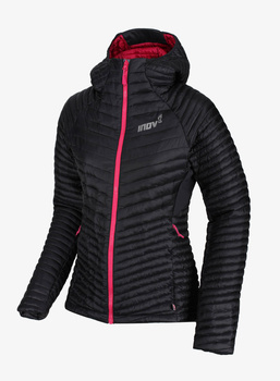 Kurtka do biegania damska Inov-8 Thermoshell Pro FZ - black/pink