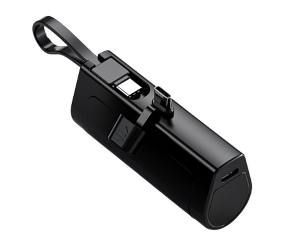 Powerbank kieszonkowy 5000mAh z wbudowanymi złączami USB-C POWERNEED