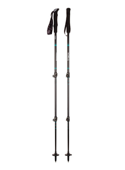 Kije trekkingowe Kohla Track Pole - black/florida keys