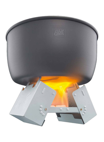 Duża kuchenka turystyczna Esbit Pocket Stove z paliwem 12 x 14g
