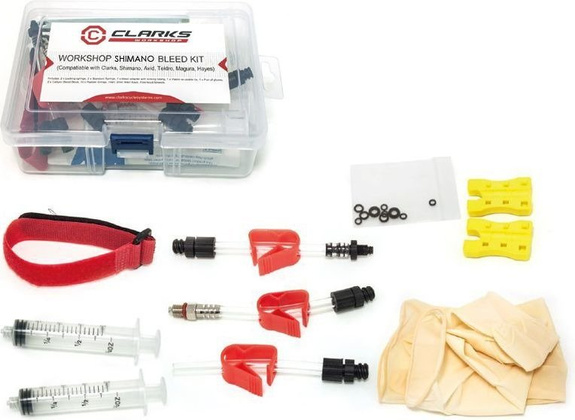 Zestaw CLARK'S do odpowietrzania hamulców hydraulicznych SHIMANO